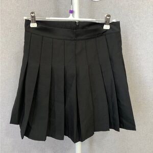 Black Pleated Skirt